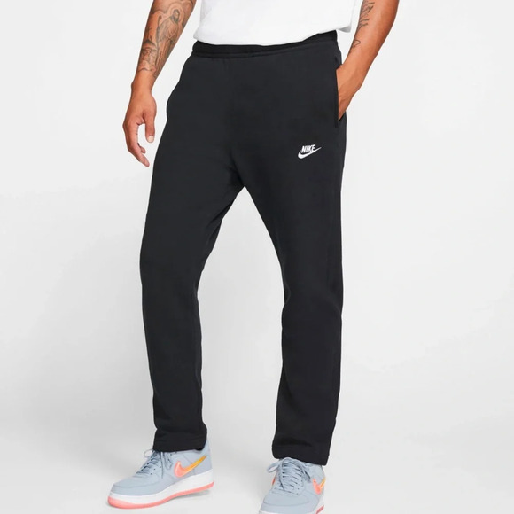Nike open hem Large Sportswear Club Fleece Pants - Picture 2 of 9
